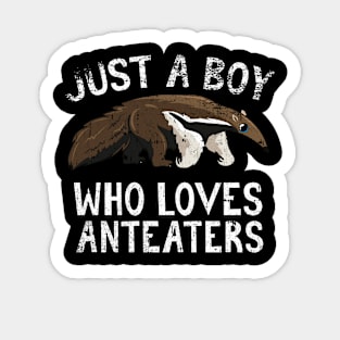 Just A Boy Who Loves Anteaters Sticker